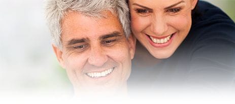 Smiling, happy couple